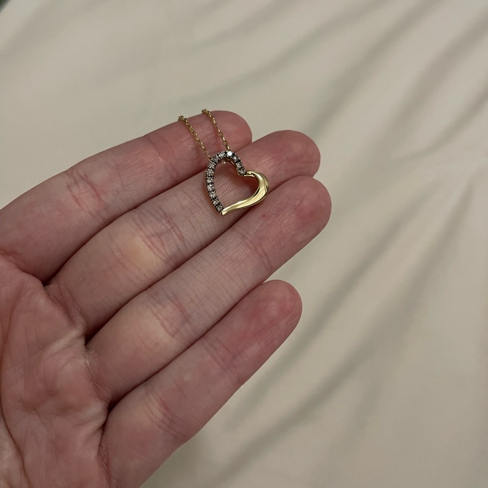 Le Vian® 14K Gold Chocolate Diamond Heart Necklace – 1/5 ct t.w. – Original Box - Picture 8 of 12